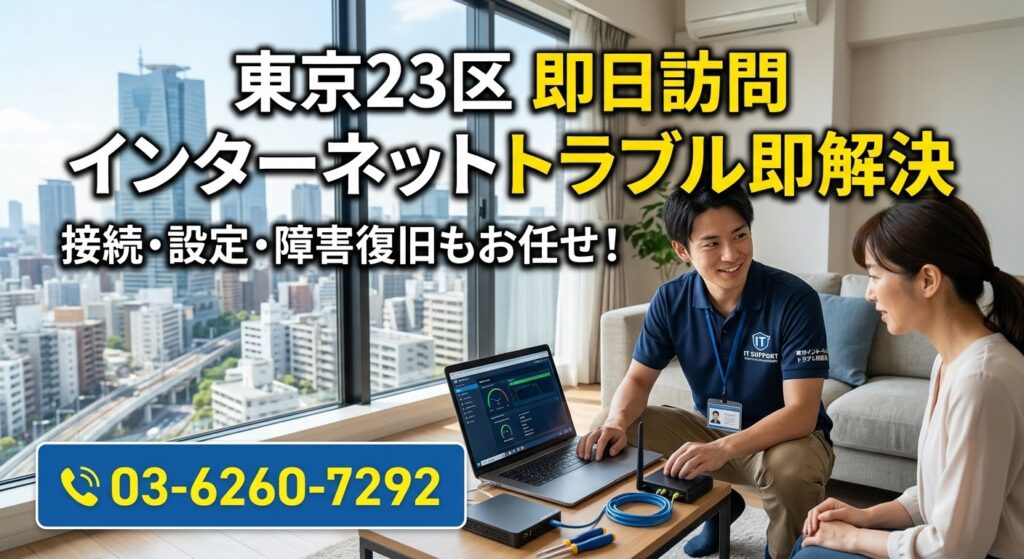 東京23区即日訪問 ネットトラブル即解決