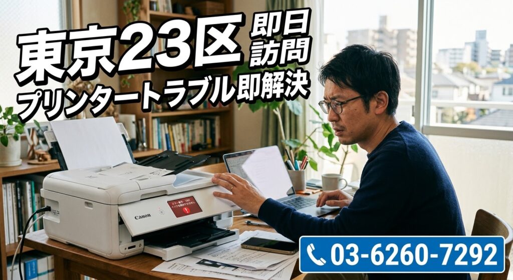 東京23区即日訪問 プリンタトラブル即解決